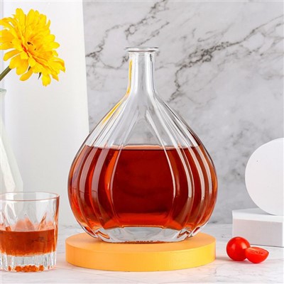 Brandy glasflaske materiale